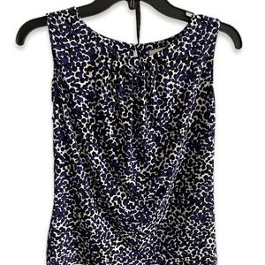 Calvin Klein sleeveless black, purple and white shell. Size XS